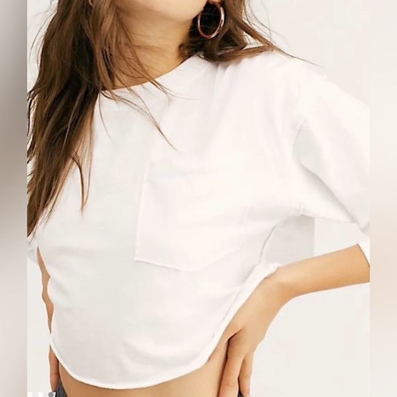 Free People Tops - NWT Free People Austin Crop Long Sleeve Tee